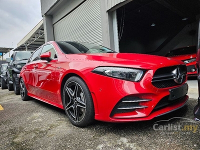 Recon 2019 Mercedes-Benz A35 AMG 4MATIC Unreg - UK/ Burmester/ Sport Exhaust/ Panroof/ Black Leather - Cars for sale