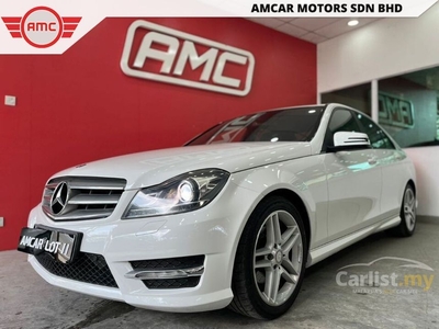 Used ORI 11/14 Mercedes-Benz C200 AMG LINE (CBU) 1.8 (A) SEDAN SEMI LEATHER/POWER ADJUST SEAT REVERSE CAMERA PADDLE SHIFTER TIPTOP TEST DRIVE ARE WELCOME - Cars for sale