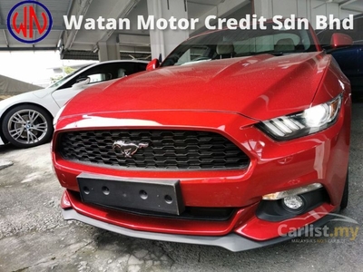 Recon 2018 Ford Mustang 2.3 Coupe ECO BOOST,UNREG,TRUE YEAR CAN PROVE,50 SST,RACE DRIVE MODE,PADDLE SHIFT,ELECTRIC SEAT,FREE 3 YEARS WARRANTY & MANY GIFTS