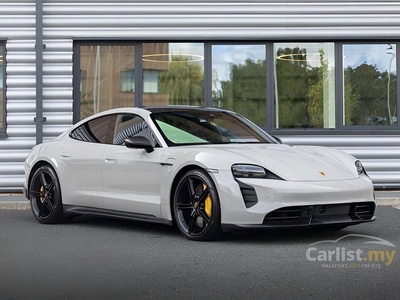 Recon 2021 Porsche Taycan Turbo S SportDesign Package In Carbon - Cars for sale