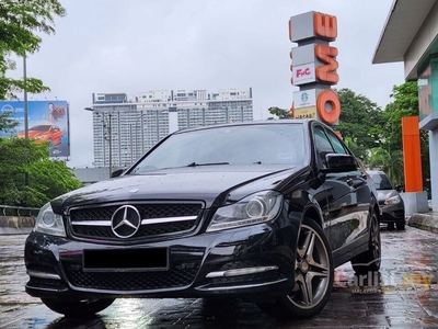 Used YEAR MAKE 2011 Mercedes-Benz C200 CGI 1.8 AMG Sport Elegance Facelift FULL LEATHER SEAT MEMORY SEAT MULTIFUNCTION STEERING SPORT MODE REAR AIRCOND - Cars for sale