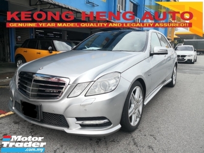 2012 MERCEDES-BENZ E-CLASS E250 AMG Sport W212 Year Made 2012 Japan Imported Spec P.Roof Full Spec (( FREE 2 YRS WARRANTY ))