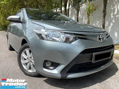 2015 TOYOTA VIOS 1.5 E 5XK MILEAGE ONLY ONE OWNER FULL LOAN