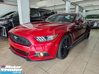 2018 FORD MUSTANG Unreg Ford Mustang GT Coupe 2.3 Turbo EcoBoost Engine Camera Paddle Shift Push Start LED Light
