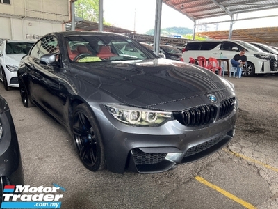 2019 BMW M4 COMPETITION RED LEATHER SEATS