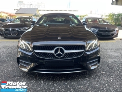 2019 MERCEDES-BENZ E-CLASS Unreg Mercedes Benz E300 2.0 AMG Coupe Camera Paddle Shift Turbo Engine Digital Meter 9Speed