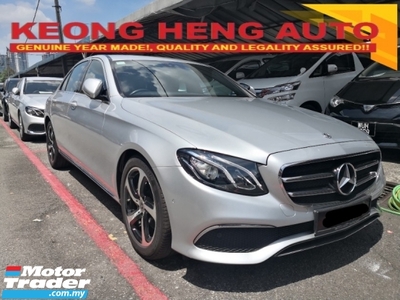 2020 MERCEDES-BENZ E-CLASS E200 SPORTSTYLE AVANTGARDE 197 HP Year Made 2019 CKD 62000 km Full Service CYCLE Warranty to 2025