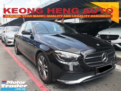 2021 MERCEDES-BENZ E-CLASS E200 W213 LATEST NEW MODEL 2.0 Avantgarde Low Mileage Cycle Carriage Warranty to DECEMBER 2025
