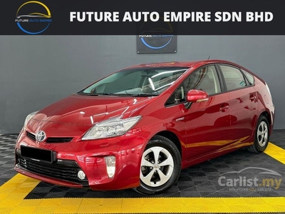 Used 2013 Toyota Prius 1.8 Hybrid Luxury Hatchback (A) JBL SOUND SYSTEM / CRYSTAL RED / TIP TOP CONDITION / WARRANTY / 1 LADY OWNER / HATCH BACK KING - Cars for sale