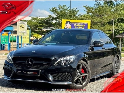 Used 2018 Mercedes-Benz C250 2.0 AMG Line Sedan 1 Lady Owner Car King SUNROOF RED LEATHER BURMESTER - Cars for sale