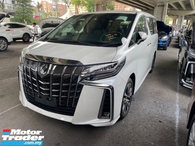2020 TOYOTA ALPHARD SC 2.5 3 LED PROJECTOR HEADLAMPS DIM BSM SAFETY SYSTEM POWER BOOT 4 ELECTRIC MEMORY LEATHER PILOT SE