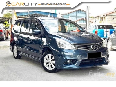 Used OTR PRICE 2017 Nissan Grand Livina 1.8 Comfort MPV **09 (A) WITH WARRANTY DVD PLAYER LEATHER SEAT ONE OWNER LOW MILEAGE - Cars for sale