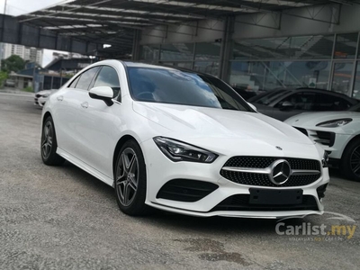Recon 2021 Mercedes-Benz CLA180 1.3 AMG PREMIUM PLUS, BLACK & RED INTERIOR, PANORAMIC ROOF, MULTIBEAM LED HEADLIGHTS, ADVANCE SOUND SYSTEM - Cars for sale