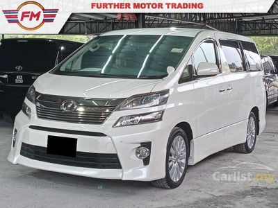 Used TOYOTA VELLFIRE 2.4 ZP AUTO NEW FACELIFT 8 SEATHER POWER DOOR BOOT ONE VVIP OWNER - Cars for sale
