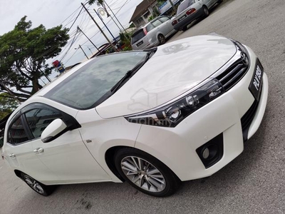 G Spec 1 Owner 2014 Toyota COROLLA 1.8 ALTIS (A)