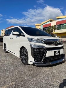Toyota VELLFIRE 2018 2.5 ZG (A) NICE NO PLATE