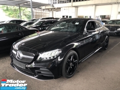 2019 MERCEDES-BENZ C-CLASS Unreg Mercedes Benz C300 2.0 AMG Turbo Coupe LED Light Paddle Shift 9Speed