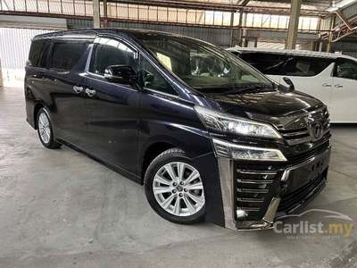 Recon 2018 Toyota Vellfire 2.5 Z EDITION 8 SEATS UNREG 5 YRS WRTY - Cars for sale