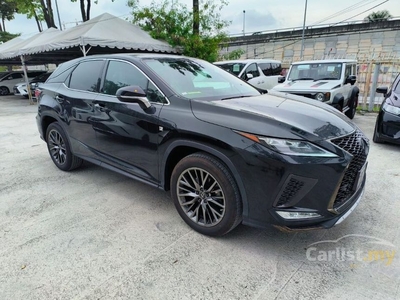 Recon 2020 Lexus RX300 2.0 F Sport / 4WD / HUD / BSM / PCS / LKA / BLACK LEATHER MEMORY SEATS WITH AIRCOND HEATER / 2020 UNREGISTER - Cars for sale