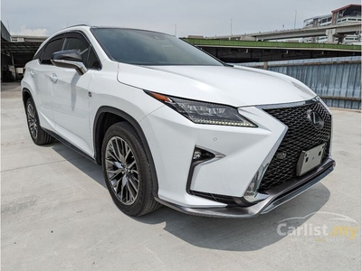 Recon *BUY FROM PRETTY CARRIE* 2018 Lexus RX300 2.0 F-Sports - Panaromic Roof, Red Leather - JAPAN UNREG - Cars for sale