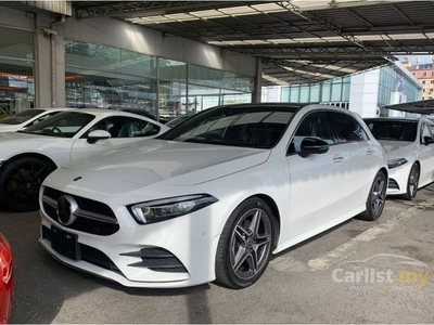 Recon 2019 Mercedes-Benz A180 1.3 AMG LINE HATCHBACK, Auction Grade 5A, P/Roof, HUD, Memory Seat, 360 Cam, New MBUX - Cars for sale