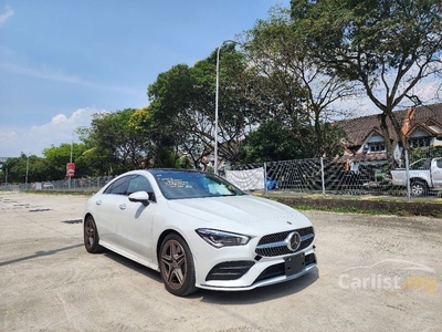 Recon 2019 Mercedes-Benz CLA250 2.0 4MATIC Coupe - Grade 5A - High Spec - Red & Black Leather Seat, 4 Camera, Panoramic Roof, Head Up Display, Advance Sound - Cars for sale