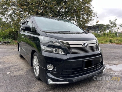 Used 2014 Toyota Vellfire 2.4 Z G Edition MPV Full Leather Pilot Seat ZG - Cars for sale