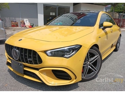 Recon 2021 Mercedes-Benz CLA45S AMG 4-MATIC 2.0 S Coupe SUPER LOW MILLEAGE - Cars for sale
