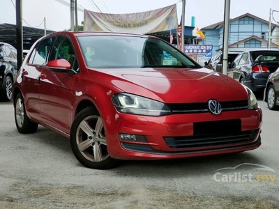 Used 2014 Volkswagen Golf 1.4 Hatchback (A) 3 YEARS WARRANTY DVD PLAYER LED LAMP FABRIC SEAT - Cars for sale