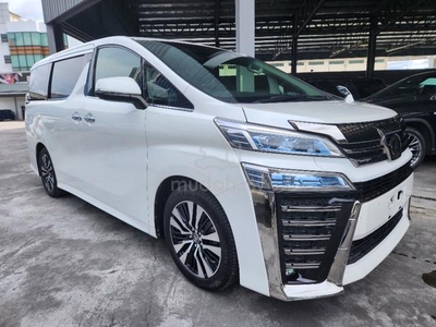 Toyota VELLFIRE 2.5 ZG SUNROOF DIM BSM WARNTY 2019