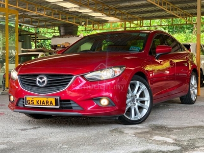 Mazda 6 2.5 S/Roof BOSE F/Spec OriPaint 1Owner