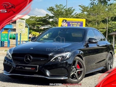 Mercedes Benz C250 2.0 AMG LINE SUNROOF RED/LEATHE