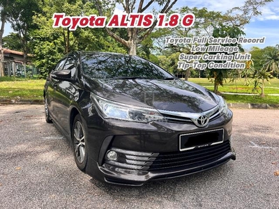 Toyota COROLLA 1.8 ALTIS G (A) 2016 2017