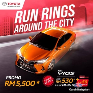 2021 Toyota Vios 1.5J,E,G-Price From RM72,900 NEW