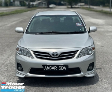 2012 TOYOTA COROLLA ALTIS 1.8 G FACELIFT (A) ONE OWNER