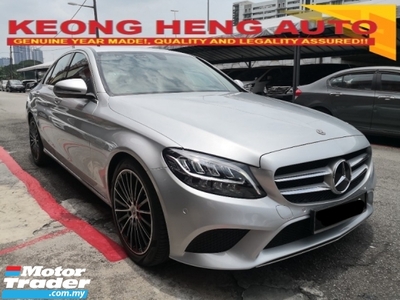 2019 MERCEDES-BENZ C-CLASS C200 1.5 BiTurbo Year Made 2019 Full service maintain in Cycle Carriage ((( 2 Years Warranty )))