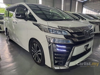 Recon 2019 TOYOTA VELLFIRE 2.5 ZG HIGH SPEC EDITION - Cars for sale