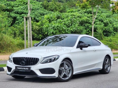 REG 2017 MERCEDES C200 Coupe (A) Local AMG 37k KM