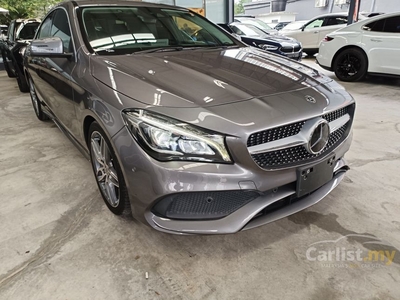 Recon 2018 Mercedes-Benz CLA180 1.6 AMG,JPN SPEC,GRADE 4, PADDLE SHIFT, REVERSE CAMERA,BLIND SPOT, KEYLESS,2018 UNREGISTER,CHEAP IN TOWN - Cars for sale