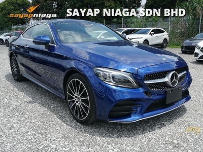 Recon 2019 Mercedes-Benz C180 1.6 AMG Coupe Facelift Panaromic Roof HUD - Cars for sale