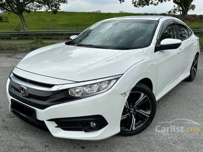 Used 2017 Honda Civic 1.5 TURBO (A) LOW MILEAGE FULL SERIVCE RECORD BY HONDA ONLY FREE ONE YEAR WARRANTY - Cars for sale