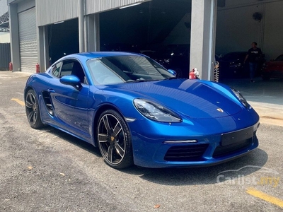 Recon 2017 Porsche 718 2.0 Cayman Coupe#Black Half Leather Seat#Alcantara Steering Wheel#Sport Chrono#Sport Black Tailpipes#PDLS Plus With LED Headlights - Cars for sale