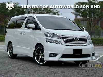 Used 2010/2014 Toyota Vellfire 2.4 Z Platinum MPV, 2 POWER DOORS, WITH POWER BOOT, WOODEN STEERING, REVERSE CAMERA, COME WITH WARRANTY, MALAYSIA DAY OFFER - Cars for sale