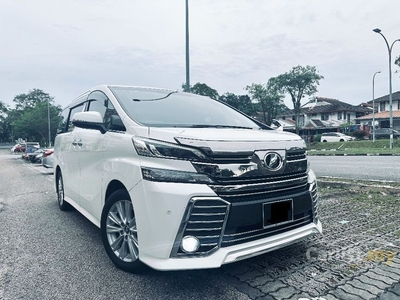 Used 2015 Toyota Vellfire 2.5 Z Edition 8 Seater Black Interior 1 Year Warranty MPV - Cars for sale