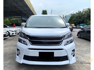 Used 2009/2012 Toyota Vellfire 2.4 Z MPV - Cars for sale