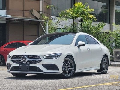 Recon 2019 MERCEDES BENZ CLA250 NEW FACELIFT 4MATIC AMG LINE 2.0L (A) PANORAMIC SUNROOF 221HP TURBOCHARGER JAPAN - Cars for sale