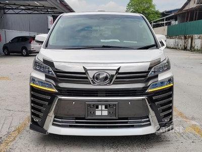 Recon 2018 Toyota Vellfire 2.5 ZG SUNROOF/ 3LED HEADLAMP /ALPINE PLAYER&ROOF MONITOR / 5 YEAR WARRANTY - Cars for sale