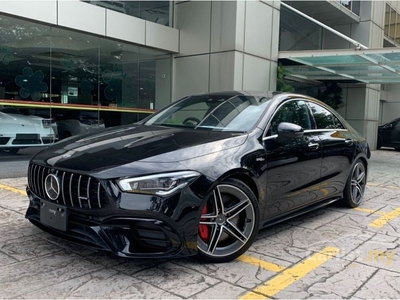 Recon 2020 Mercedes-Benz CLA45s 2.0 AMG 4-Matic Plus Coupe, P/Roof, HUD, 4 Cam, Ventilated Cold Seat, New Steering with Drive Mode Selection - Cars for sale