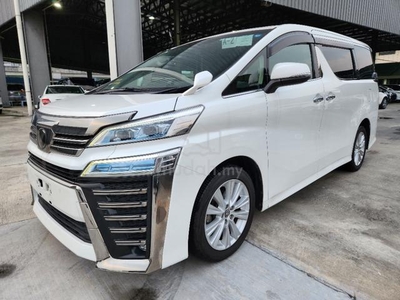 Toyota VELLFIRE 2.5 ZA DIM 7 SEATERS WARRANTY 2018