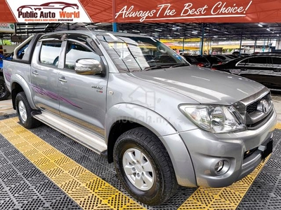 Toyota HILUX 2.5 G (M) 4WD TIPTOP TOWN USED WRRNTY
